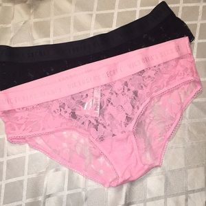 Set of 2 Victoria’s secret lace sexy panties
